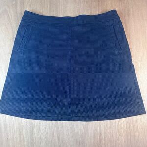 LOFT Womens Skirt Blue Textured Mini Above Knee Career Office Workwear Size 6